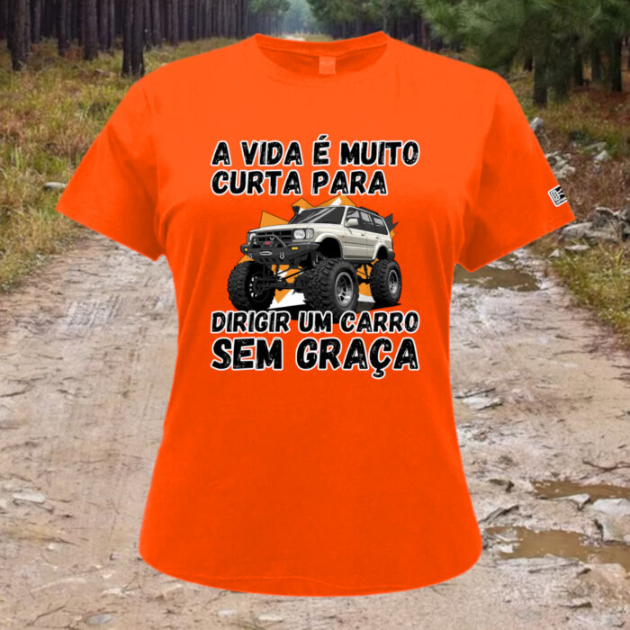 CAMISETA A VIDA É MUITO CURTA - Imagem 2