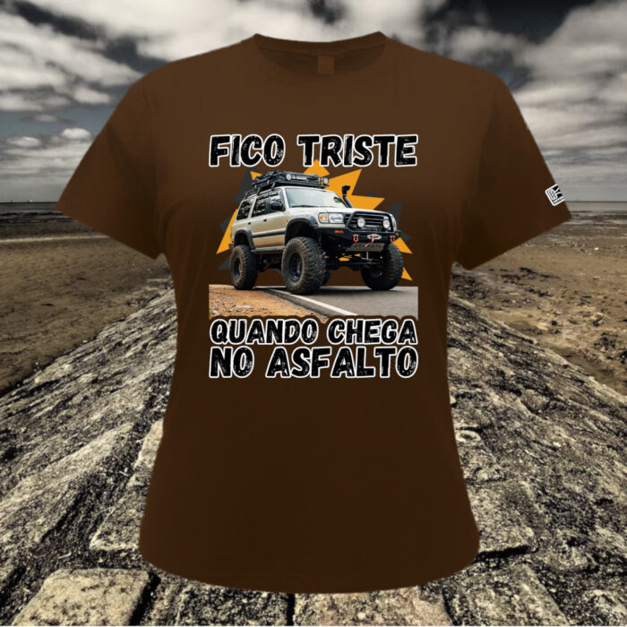 CAMISETA QUANDO CHEGA NO ASFALTO - Imagem 2