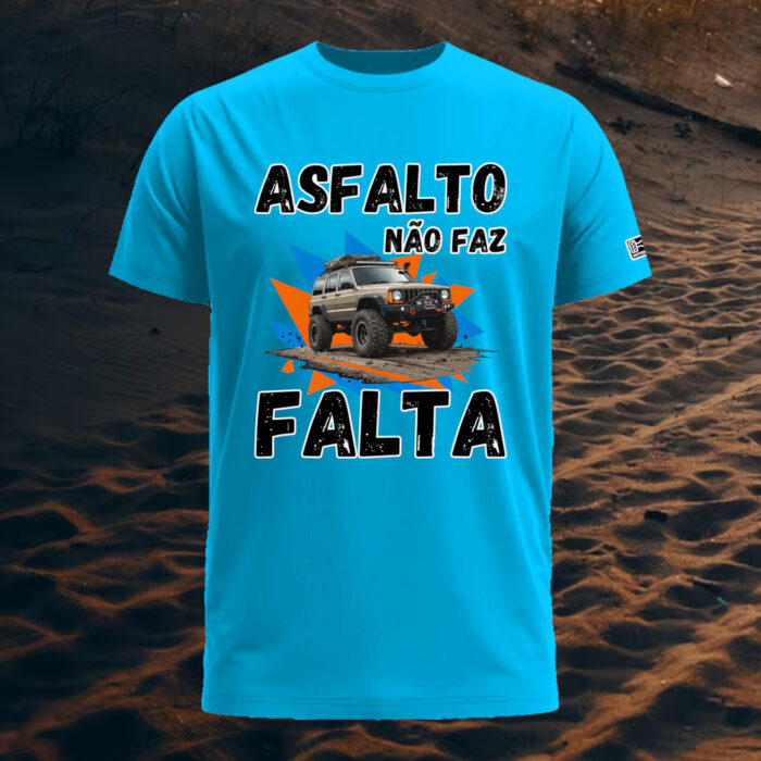CAMISETA ASFALTO NÃO FAZ FALTA