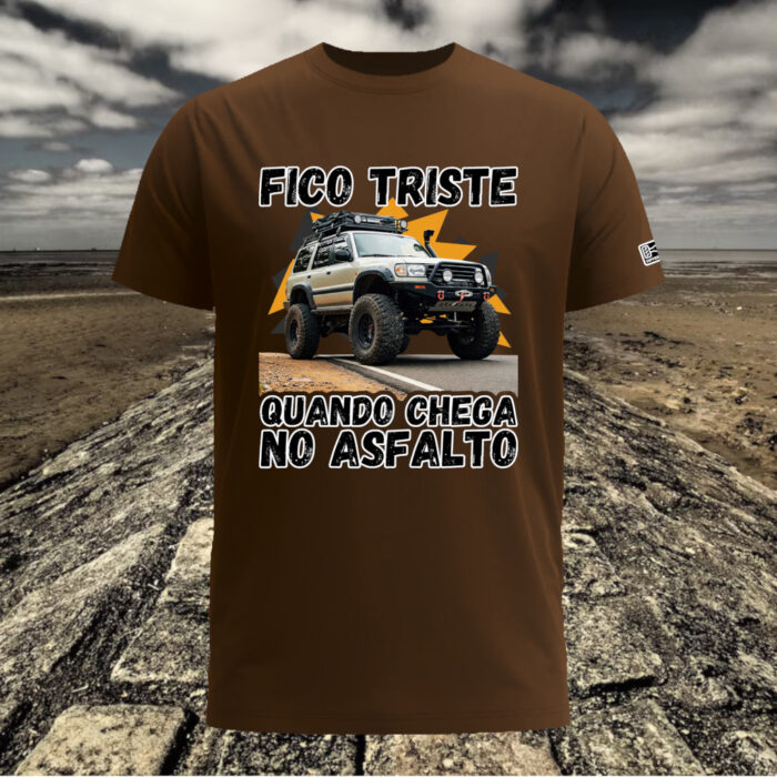 CAMISETA QUANDO CHEGA NO ASFALTO
